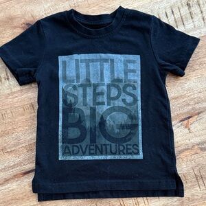 Little Bipsy Black Graphic Tee